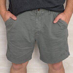 Bearbottom Men's Size Large Gray Stretch 5.5 Inseam Chino Short
